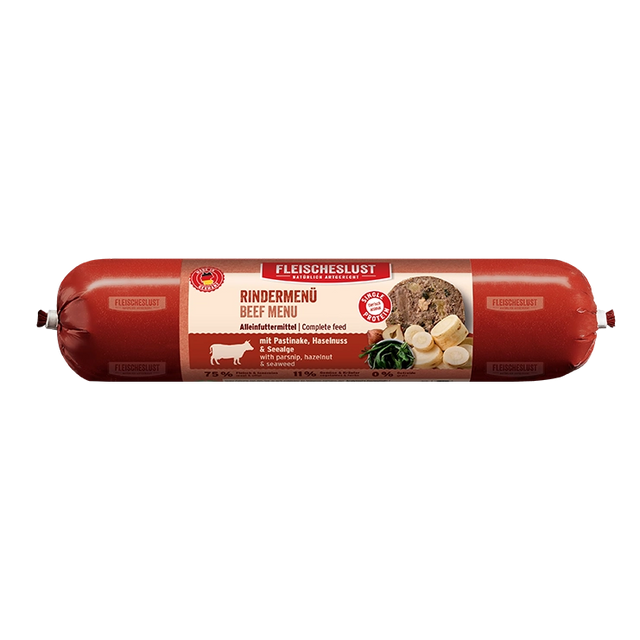 Fleischeslust Dog Wet Food Classic Beef Menu