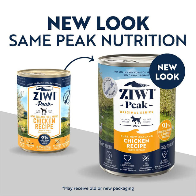 Ziwi Peak Wet Free-Range Chicken Cans For Dogs