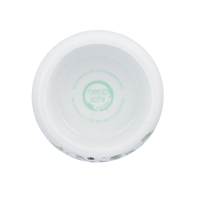 Necoichi Raised Cat Food Bowl (Go Green)