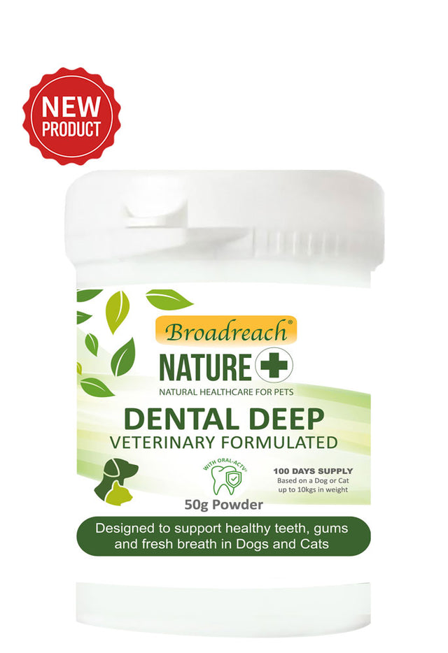Broadreach Nature Dental Deep Powder for Cats and Dogs 50g