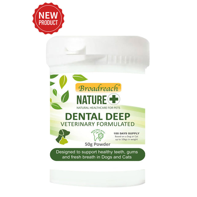 Broadreach Nature Dental Deep Powder for Cats and Dogs 50g