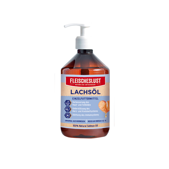 Fleischeslust Salmon Oil 250 ml for dogs and cats