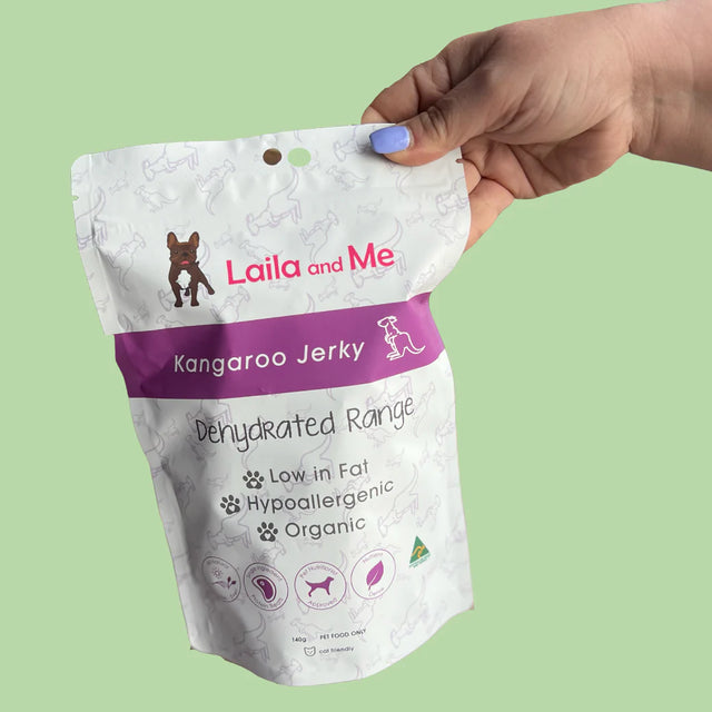 Laila and Me Naturally Dehydrated Kangaroo Jerky Treats