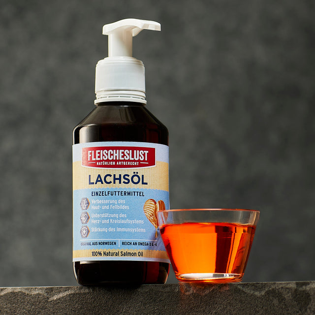 Fleischeslust Salmon Oil 250 ml for dogs and cats