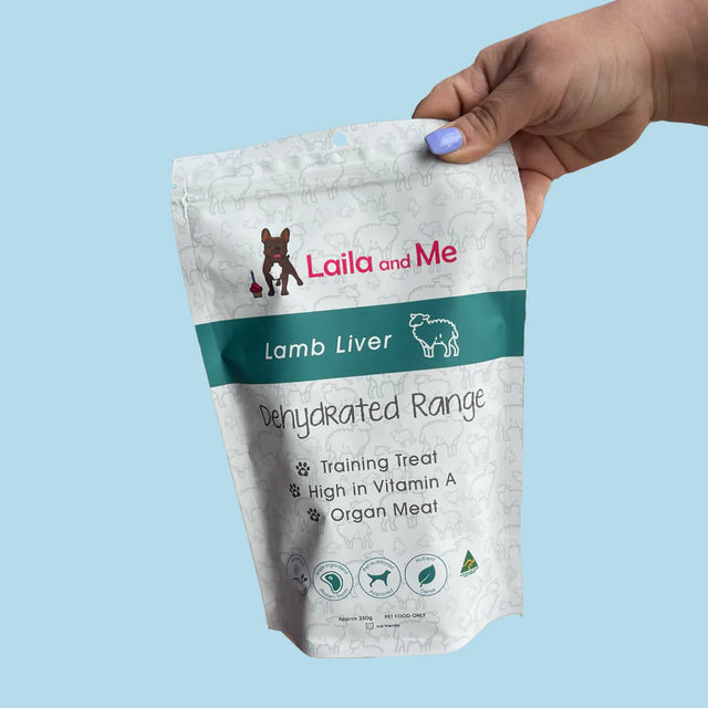 Laila and Me Naturally Dehydrated Lamb Liver Treats