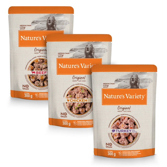Nature's Variety Original Pate Mixed Flavours for Adult Dogs