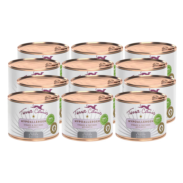 Terra Canis Hypoallergenic Dog Wet Food Ostrich