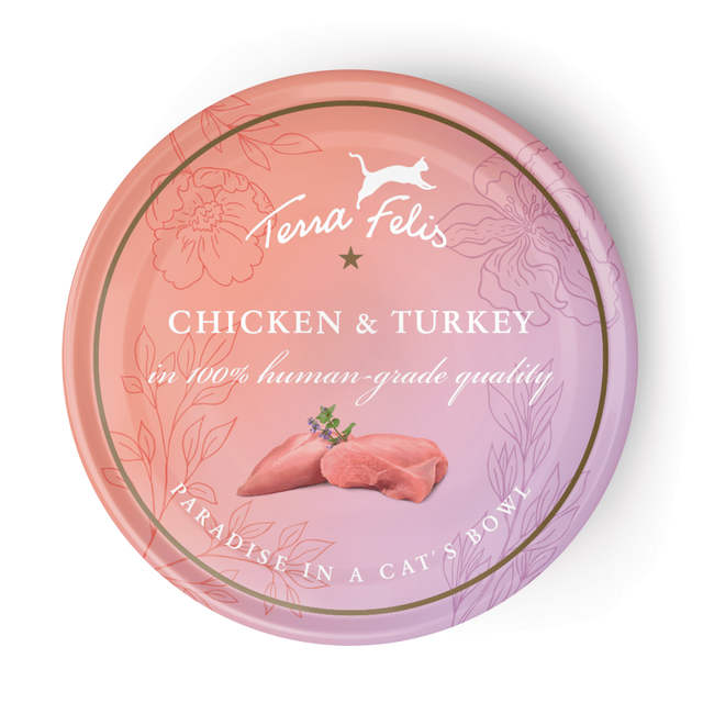 Terra Felis Grain Free Cat Wet Food, Chicken & Turkey