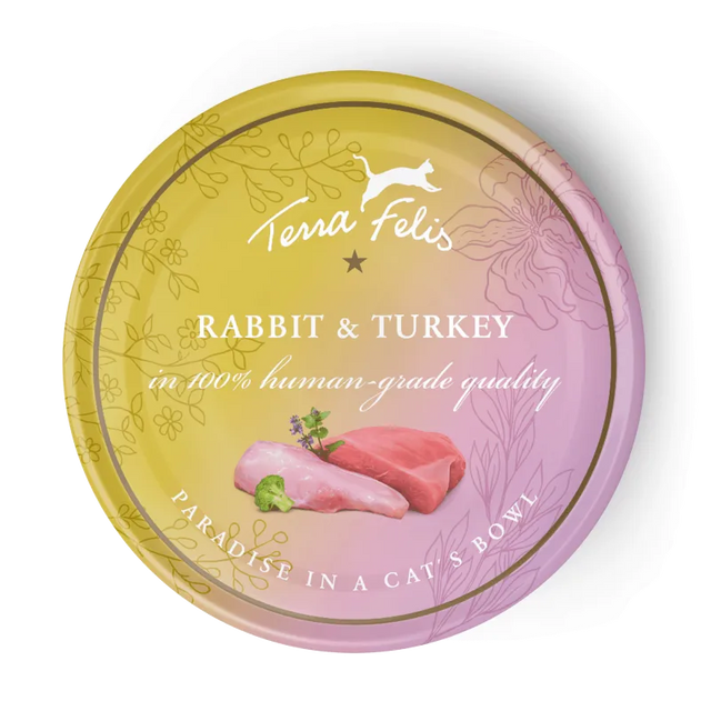 Terra Felis Grain Free Cat Wet Food, Rabbit & Turkey