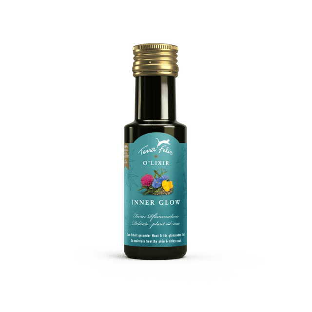 Terra Felis O'Lixir Inner Glow - With thistle, hemp, evening primrose oil
