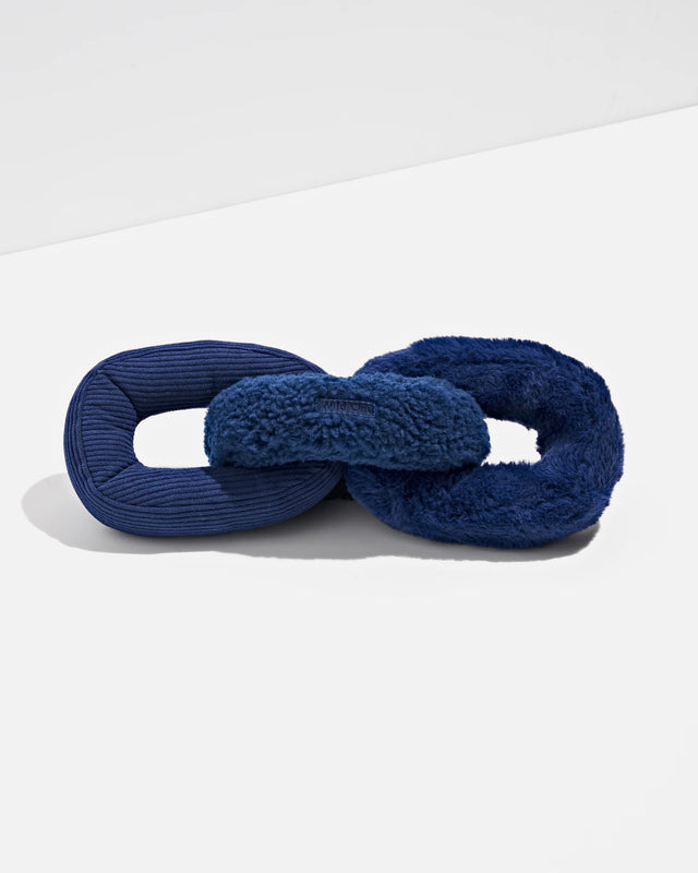 Wild One Dog Toy Chew Chain - Navy