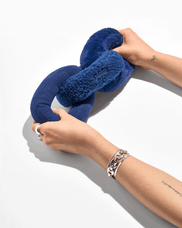 Wild One Dog Toy Chew Chain - Navy