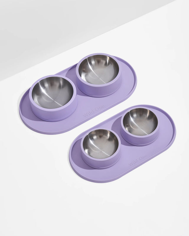 Wild One Dog Feeding Placement -Lilac