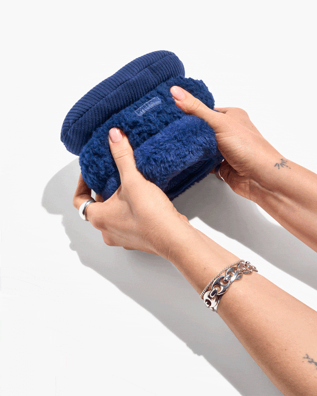 Wild One Dog Toy Tennis Tuft - Navy