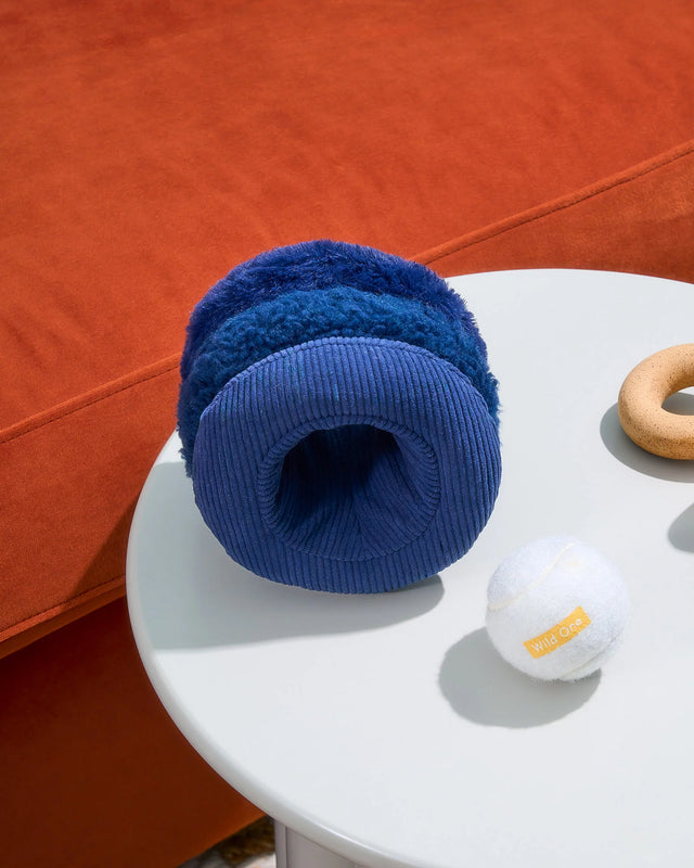 Wild One Dog Toy Tennis Tuft - Navy