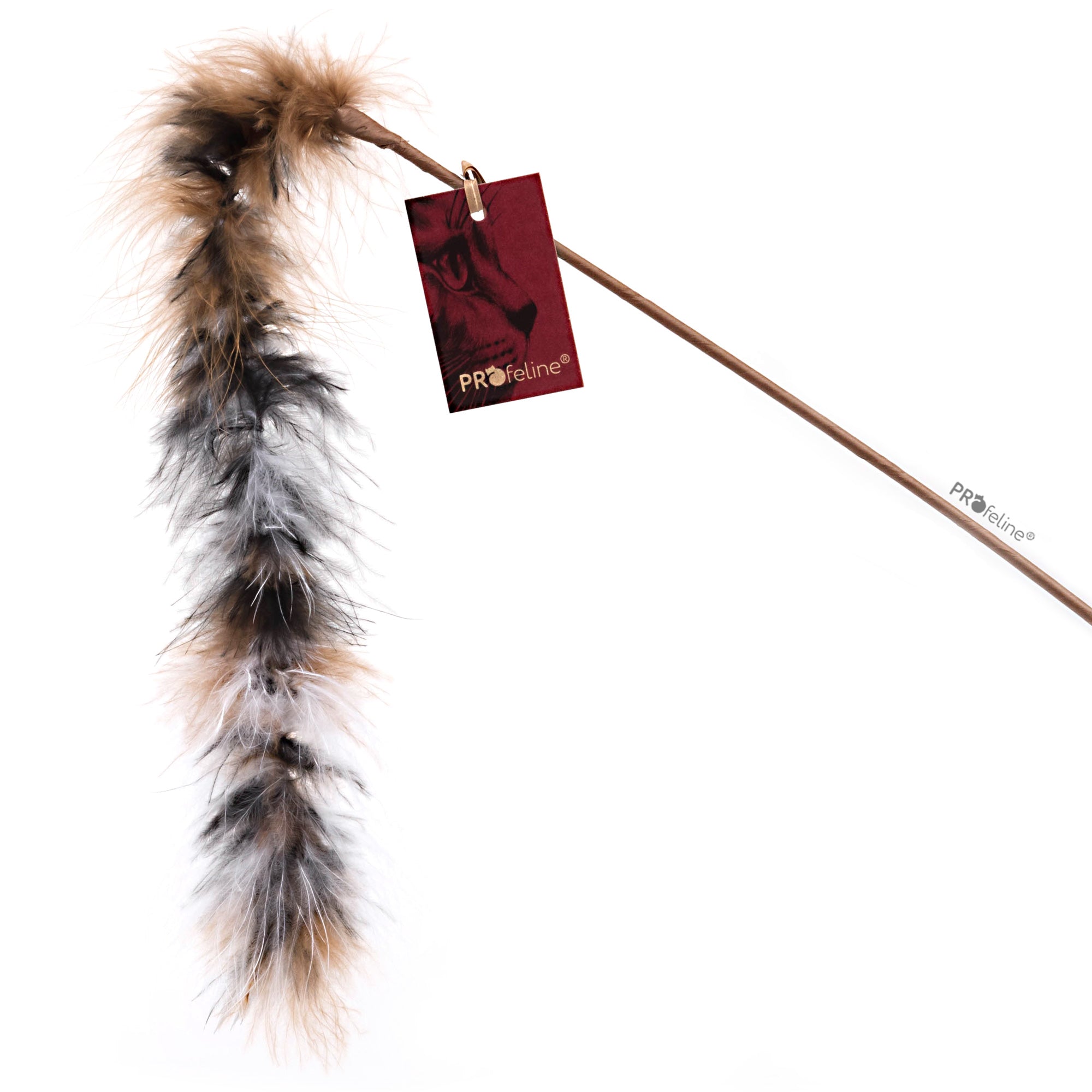 Profeline Cat Toy Feather Teaser Boa Tail BYMiT