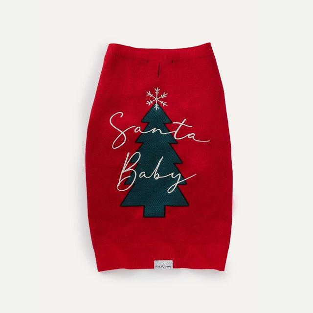 Max Bone Santa Baby Dog Jumper