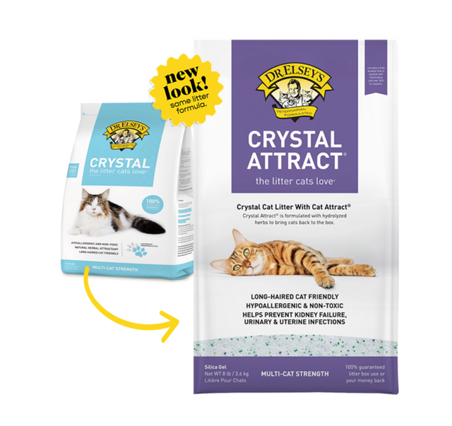 Dr. Elsey's Precious Cat Long Haired Crystal Silica Cat Litter