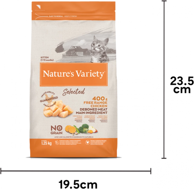 Nature's Variety Selected Dry Free Range Chicken for Kitten