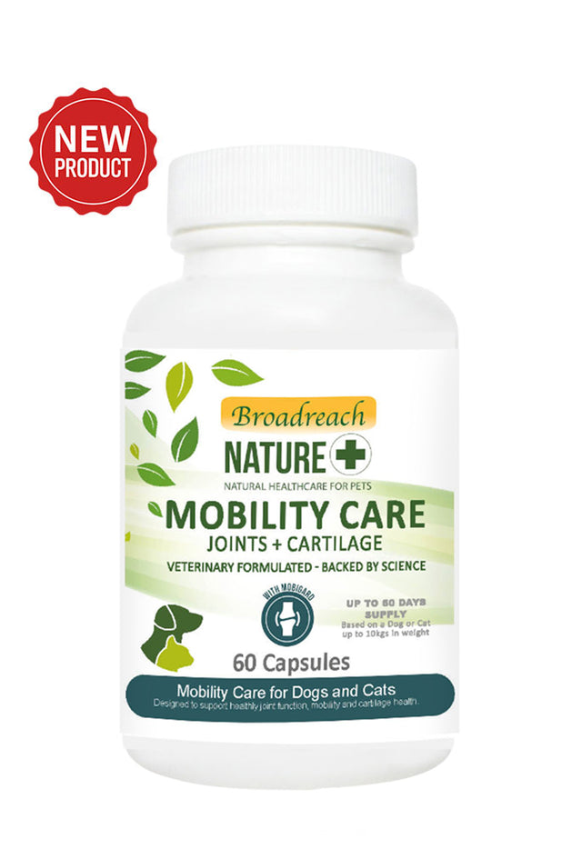 Broadreach Nature Mobility Care for Dogs, Cats, Puppies & Kittens – 60 sprinkle capsules
