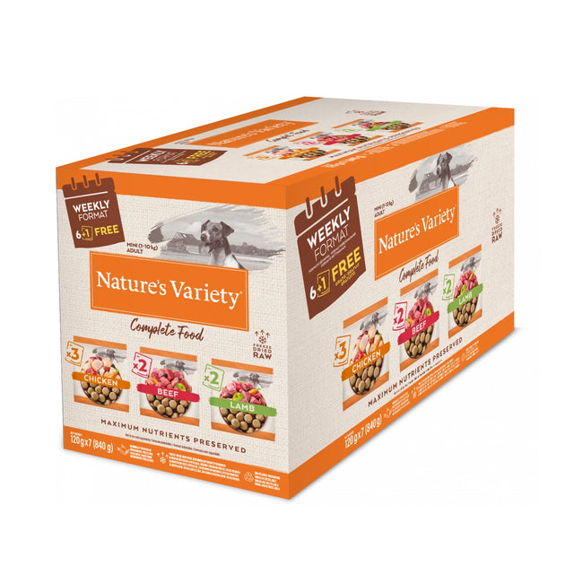 Nature's Variety Freeze Dry Complete Dinners Multi Pack for Dogs