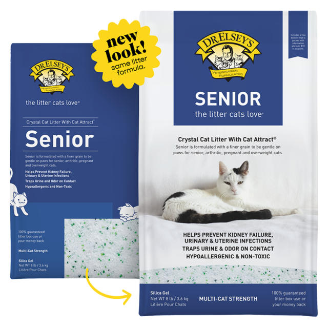 Dr. Elsey's Precious Cat Senior Silica Crystal Cat Litter