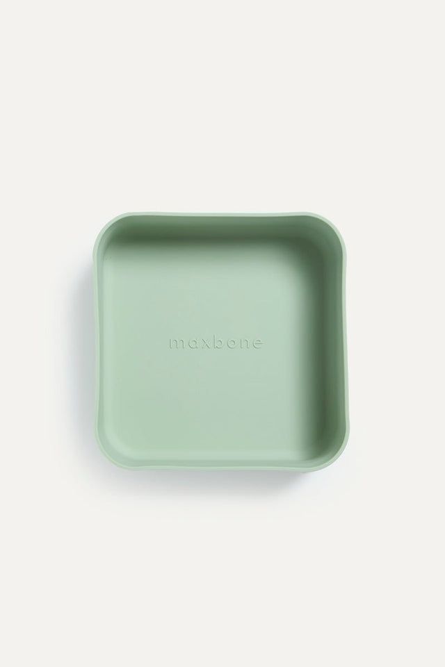 Max Bone Dog Square Bowl Sea Foam