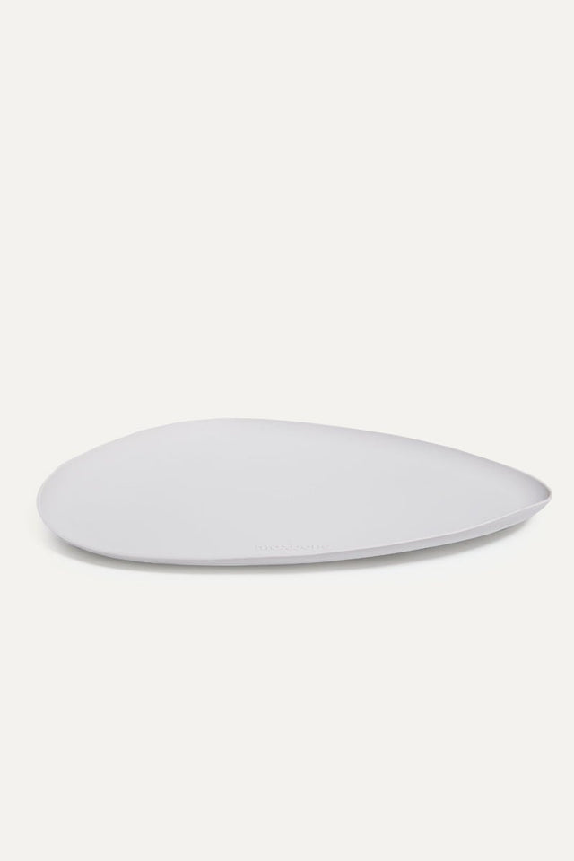 Max Bone Dog Triangle Feeding Mat Grey