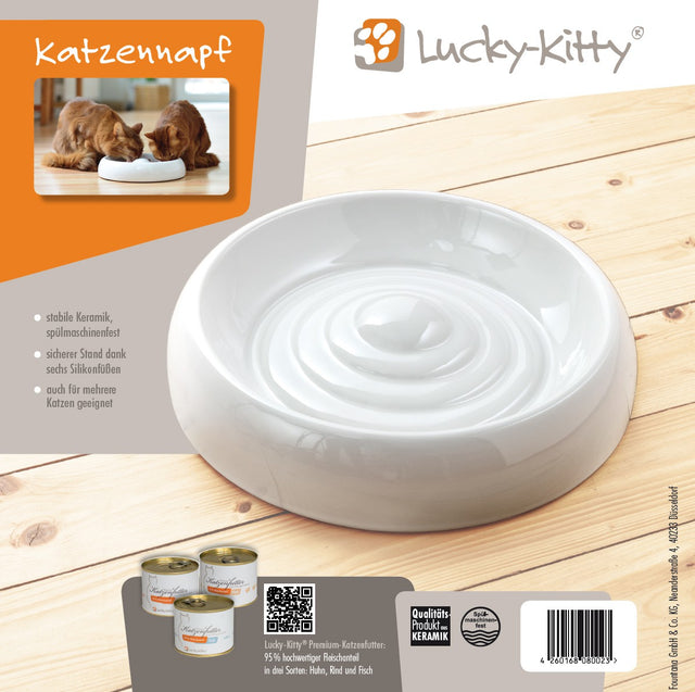 Lucky-Kitty Cat and Dog Food Bowl Size XL (Ø 27CM)