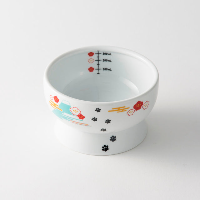Necoichi Raised Cat Water Bowl (Fuji Limited Edition)