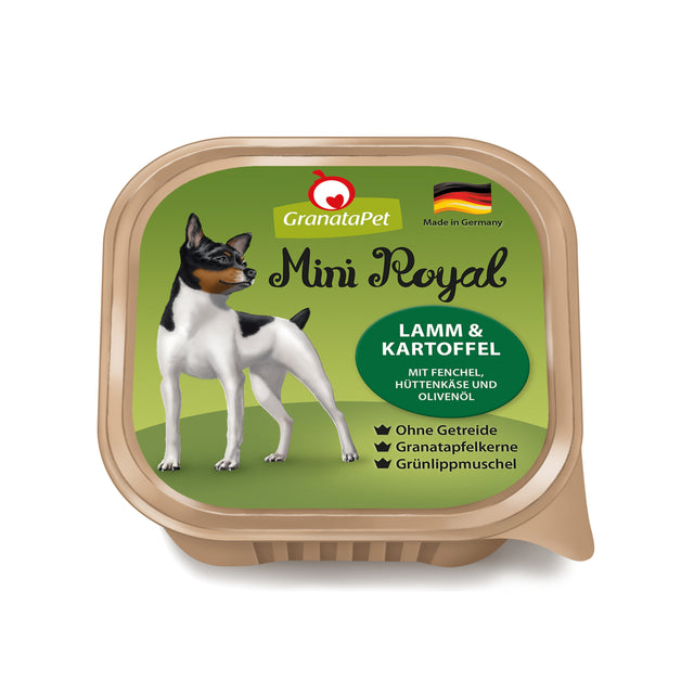 Granatapet Dog wet food Mini Royal lamb & potato