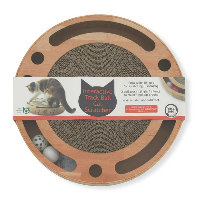 Necoichi Interactive Track Ball Cat Scratcher