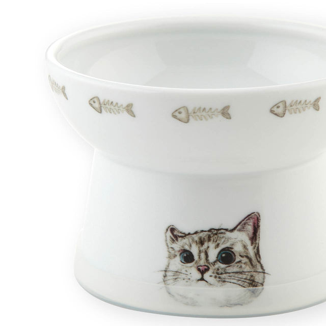 Necoichi Raised Cat Food Bowl (Nala Cat)