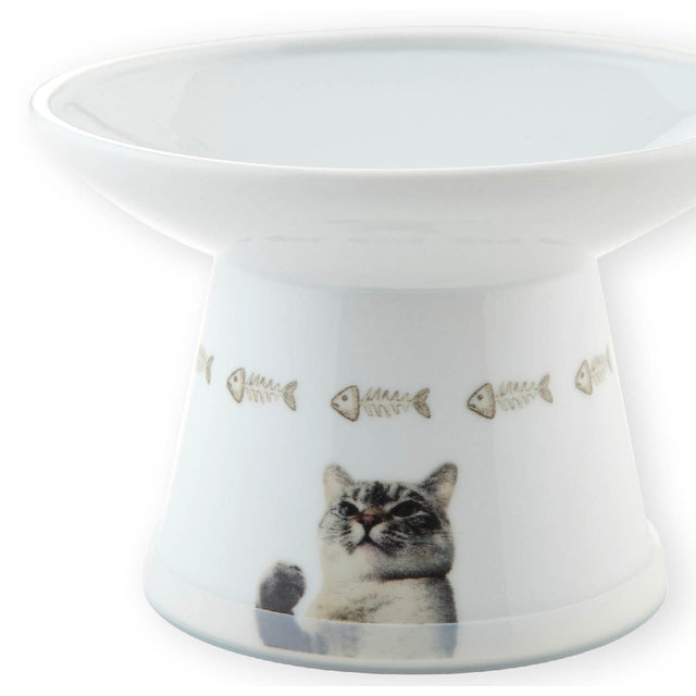 Necoichi Raised Cat Food Bowl Extra Wide (Nala Cat)