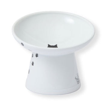 Necoichi Tilted Stress Free Raised Cat Food Bowl