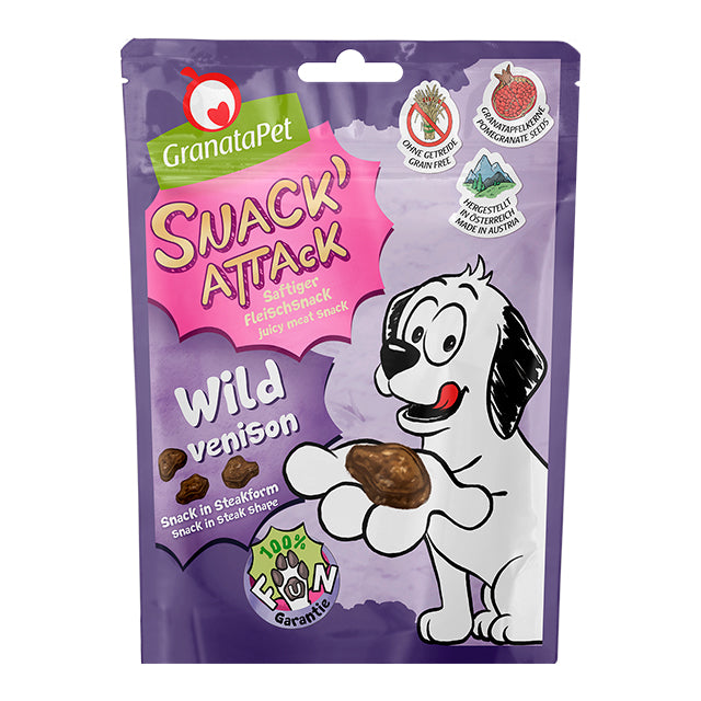 Granatapet Dog snacks Snack ́ Attack venison