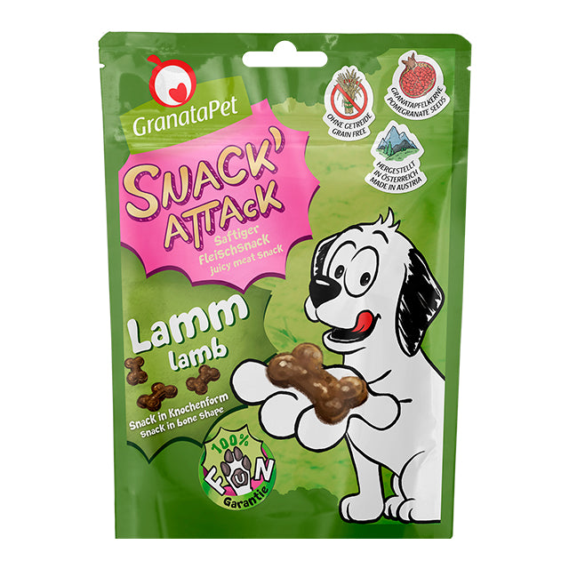 Granatapet Dog snacks Snack ́ Attack lamb