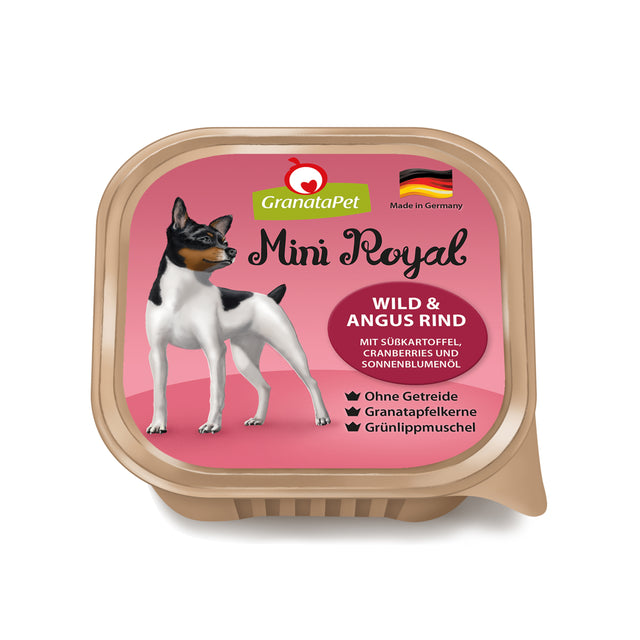 Granatapet Dog wet food Mini Royal venison & angus beef