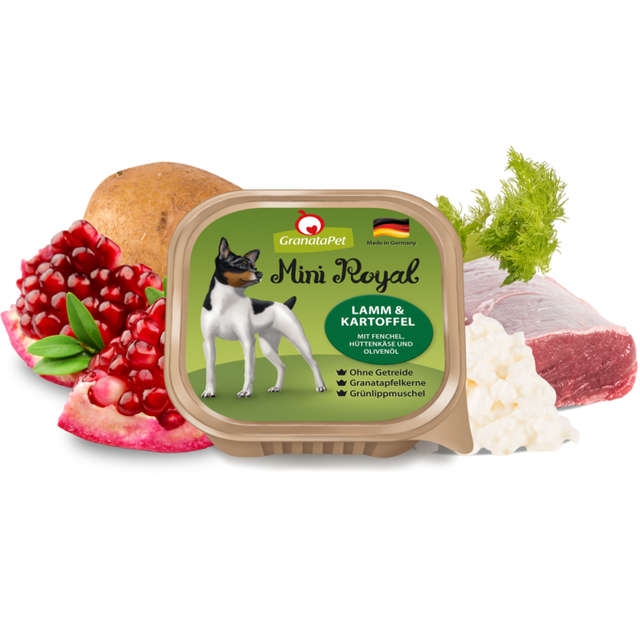 Granatapet Dog wet food Mini Royal lamb & potato