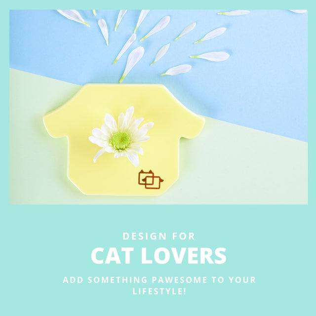 ViviPet Cutest Ceramic Cat Coasters