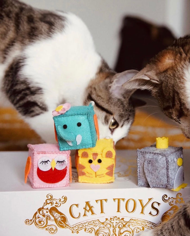 ViviPet Cat Toy Box Zoo Buddies