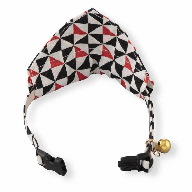 Necoichi Ninja Cat Bandana Collar Black