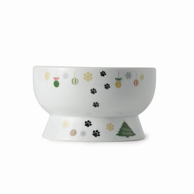 Necoichi Raised Cat Water Bowl (Christmas Limited Edition)
