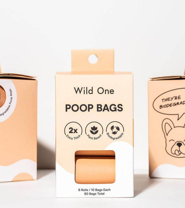 Wild One Biodegradable Poop Bags - Box of 60