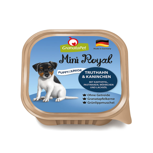 Granatapet Dog wet food Mini Royal turkey & coney Junior/Puppy